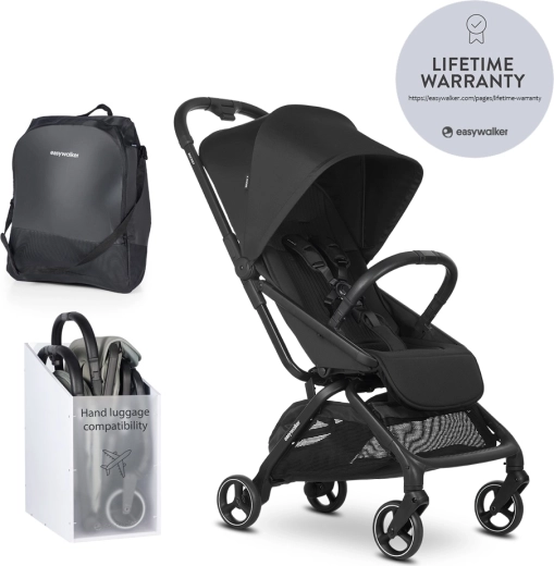 Easywalker passeggino sportivo Rockey S Pure Black
