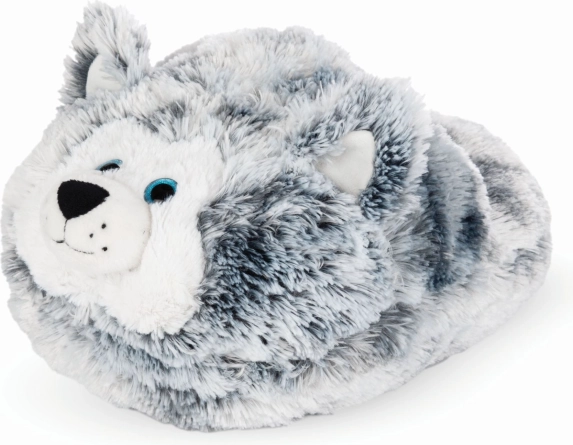 Cozy Noxxiez pantofola in peluche riscaldante husky