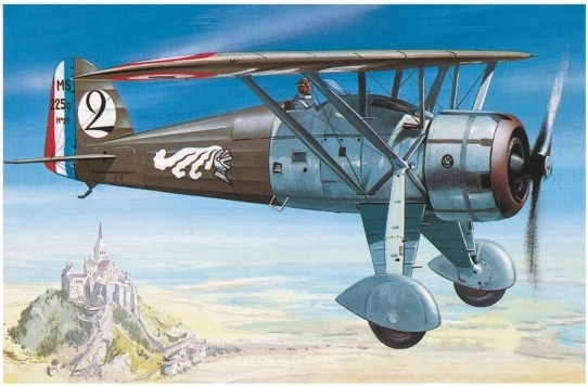 Modello di aereo Morane Saulnier MS 225 1:72 - 1 pezzo