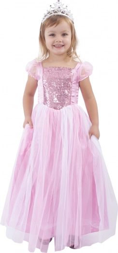 Costume da principessa rosa taglia M