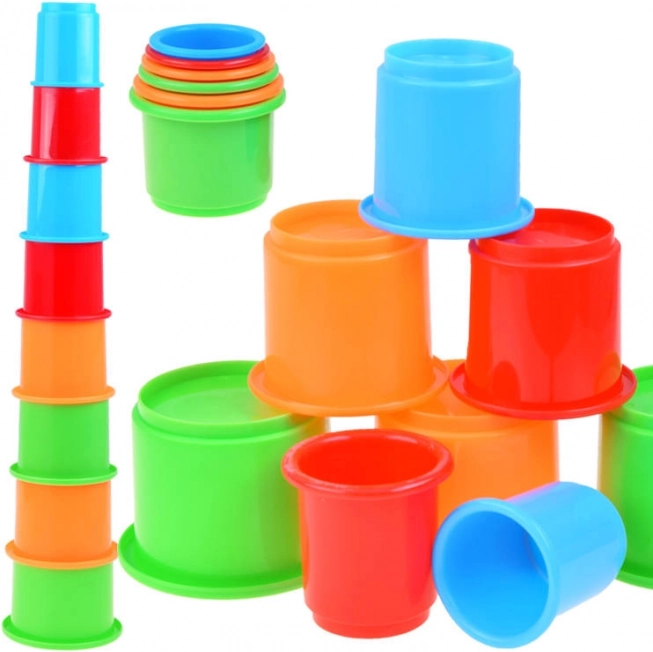 Bicchierini impilabili colorati LITTLE TIKES – piramide