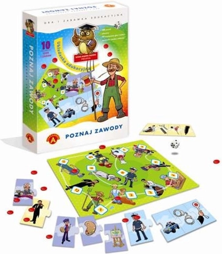 Scopri le professioni – puzzle educativo per bambini in età prescolare