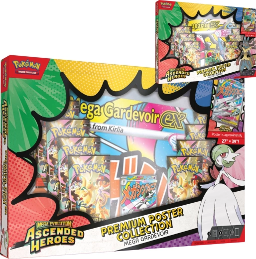 Pokémon TCG Ascended Heroes collezione premium con poster - 1 pezzo
