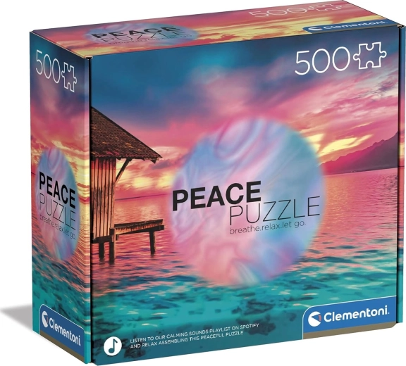 Puzzle 500 pezzi CLEMENTONI Peace – Living the Present