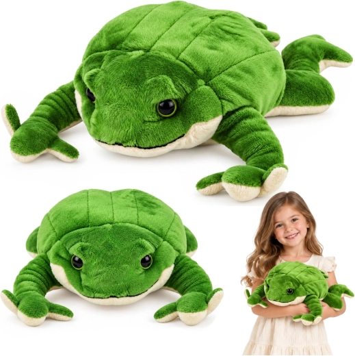 Grande rana di peluche zavorrata da 58 cm