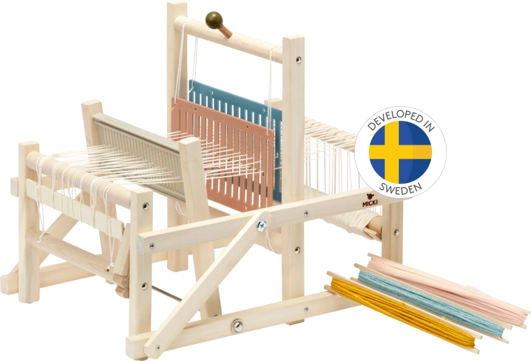 Micki telaio in legno per bambini per la tessitura creativa