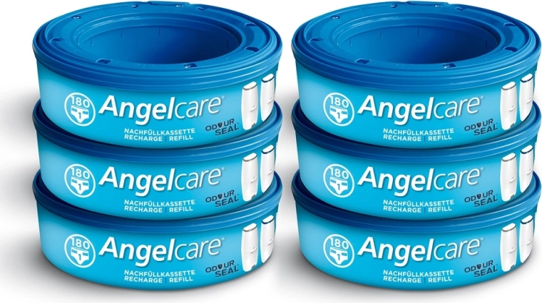 Angelcare ricariche per bidone pannolini, 6 pz