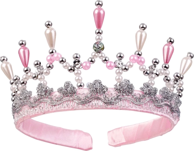 Fascia per capelli rosa Souza! Mary con corona
