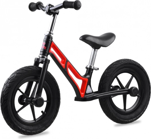 Bicicletta senza pedali TINY BIKE con ruote gonfiabili da 12" e telaio in magnesio – Rossa