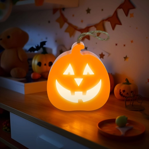 Decorazione LED di Halloween a forma di zucca con illuminazione RGB
