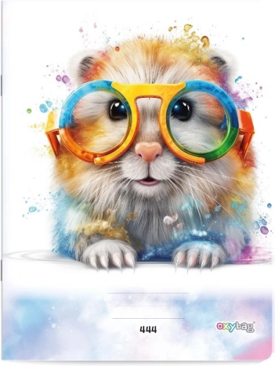 Quaderno A4 a righe con criceto, 40 fogli