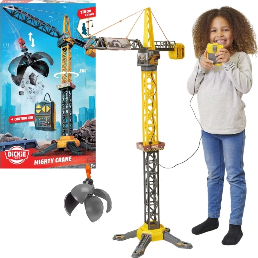 Gru telecomandata con palla da demolizione 110 cm VOLVO di Dickie Toys