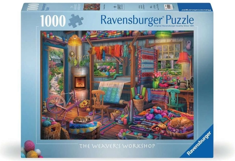 Puzzle Ravensburger Laboratorio di tessitura 1000 pezzi
