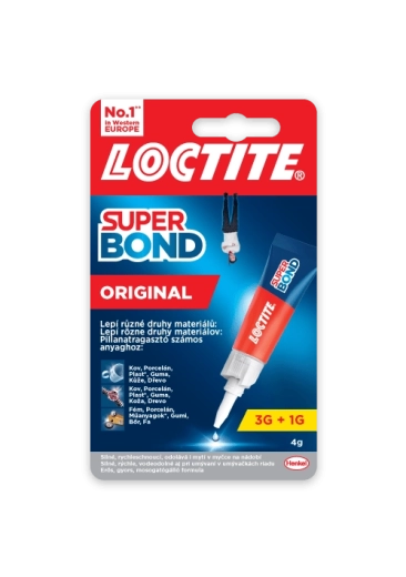 Loctite Super Bond Original 4 g – colla liquida istantanea