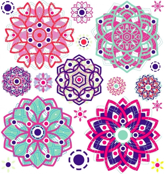 Decorazione adesiva Mandala piccolo angolo