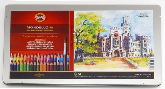 Pastelli acquerellabili Koh-i-noor Mondeluz, 36 pz