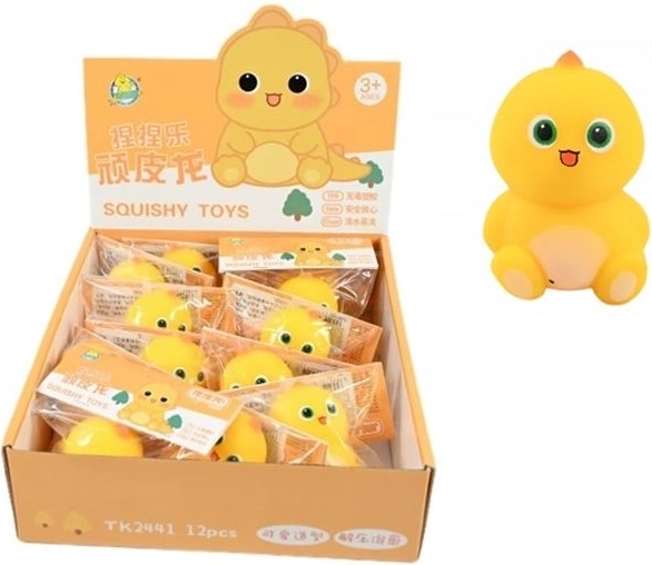 Gniotek Dinuś dinosauro antistress da spremere (espositore 12 pz)