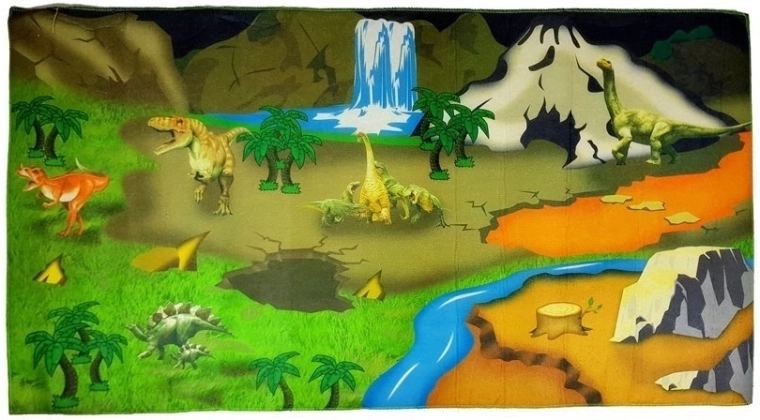 Tappetino da gioco per bambini da pavimento con dinosauri