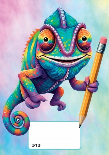 Quaderno A5 a righe Chameleon - 1 pezzo
