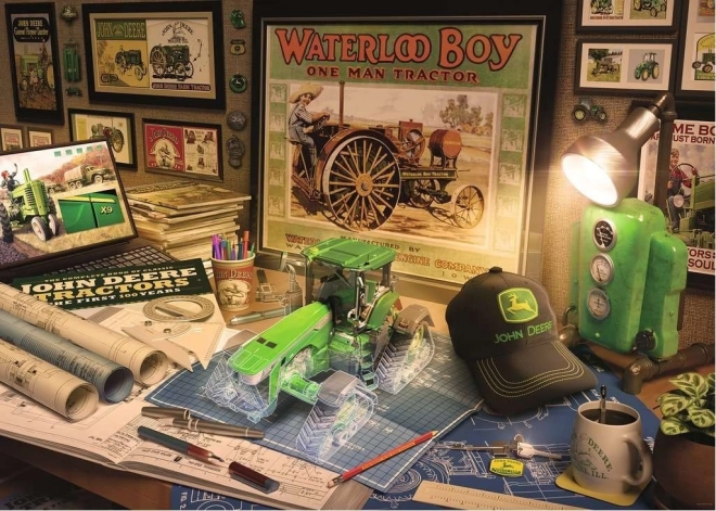 Puzzle Ravensburger JOHN DEERE banco da lavoro XXL 500 pezzi