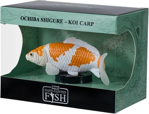 Mojo statuetta di carpa koi ochiba shigure in scatola - 1 pezzo