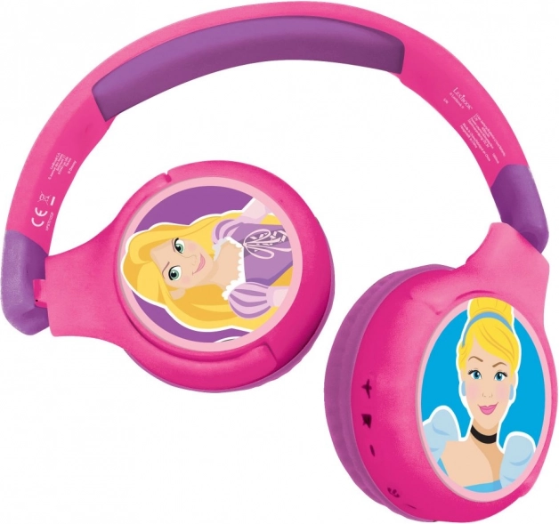 Cuffie pieghevoli Disney Princess Bluetooth