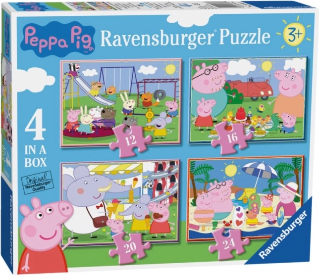 Ravensburger Puzzle Peppa Pig: Giorni Divertenti 4 in 1