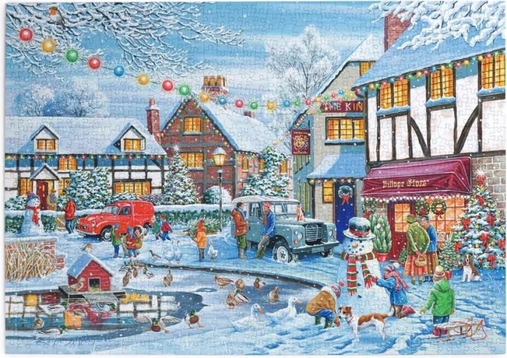 Puzzle Sul ghiaccio sottile 1000 pezzi