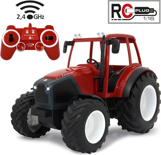 Trattore RC Lindner Geotrac in scala 1:16 con radiocomando a 2,4 GHz
