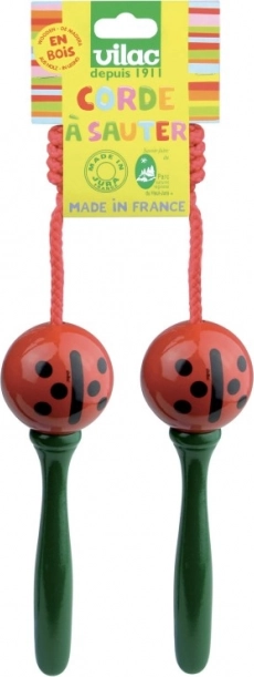 Corda per saltare Coccinella di Vilac