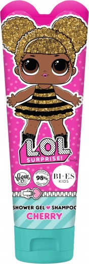 Gel doccia e shampoo 2 in 1 profumo di ciliegia LOL SURPRISE Cherry 240 ml