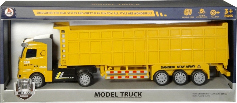 Camion ribaltabile con trazione a retrocarica