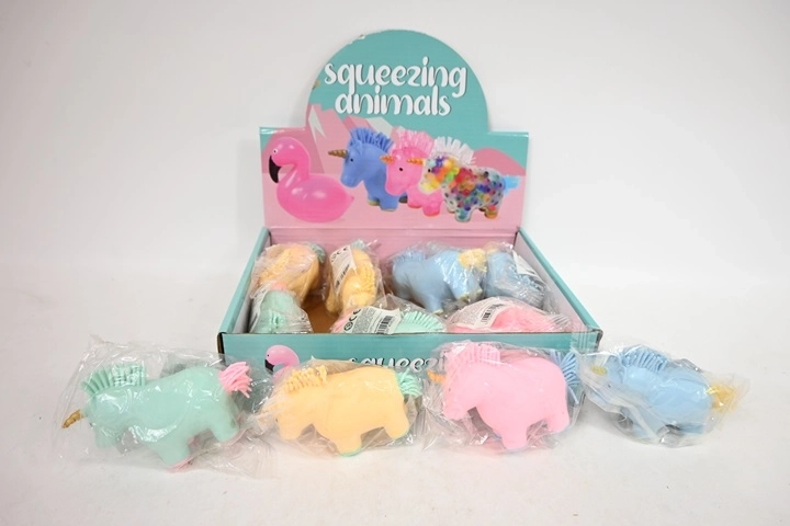 Squishy antistress da schiacciare cavallino 11,5 cm (box da 12 pz)