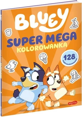 Bluey super mega libro da colorare