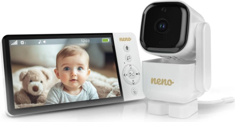 Neno Ciao baby monitor video con display da 5" e telecamera orientabile