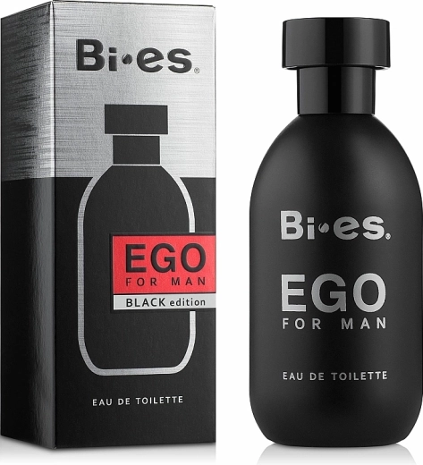 Eau de toilette da uomo BI-ES Ego Black 100 ml