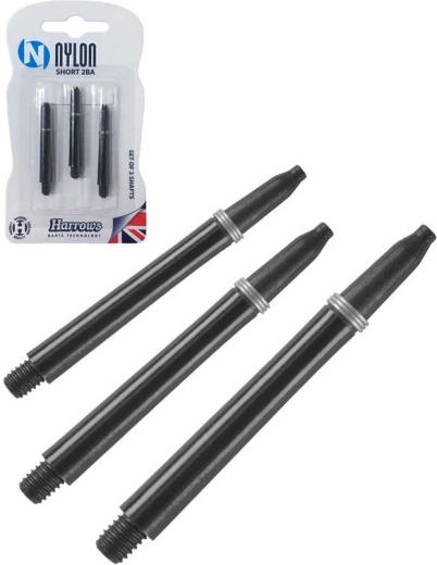 Aste di ricambio per freccette Harrows nylon short 2BA (S) – set da 3 pz
