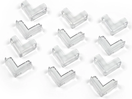 BabyOno protezioni trasparenti per angoli dei mobili, 12 pz