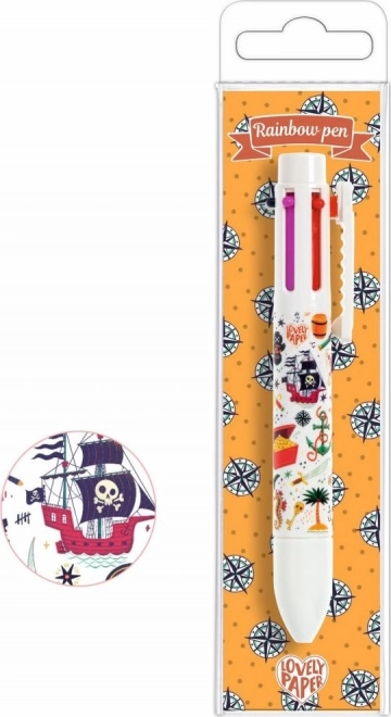 Djeco penna arcobaleno a sei colori Steve