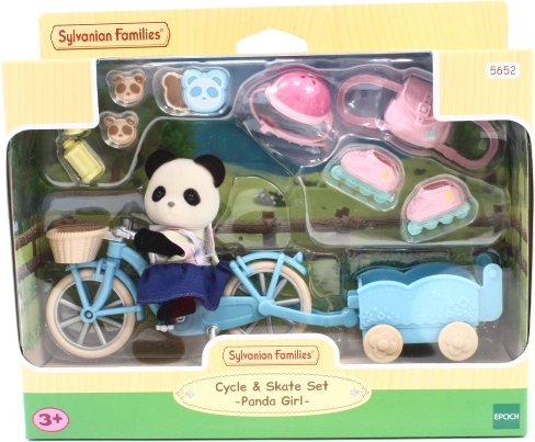 Sylvanian Families gita in bici con la panda Rosalina