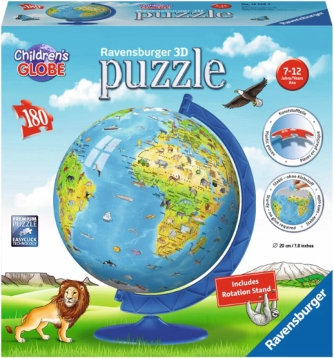Ravensburger puzzle 3D globo per bambini 180 pezzi