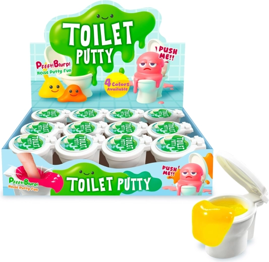 Pasta scoreggiante nel water – divertente giocattolo di slime per bambini