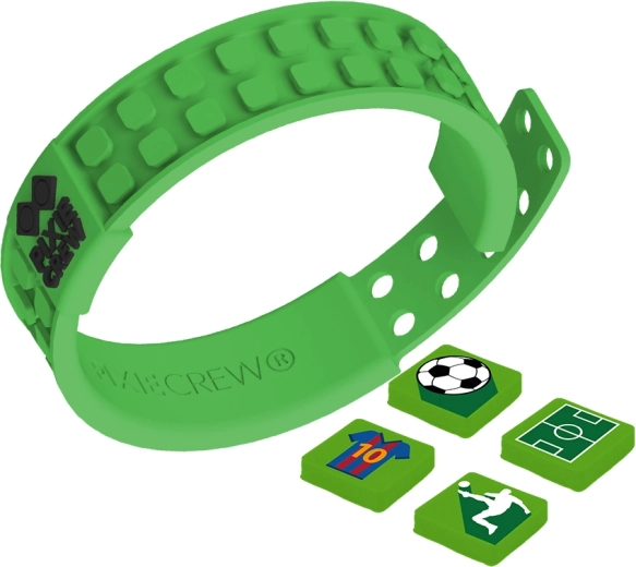 PIXIE CREW braccialetto pixel calcio verde