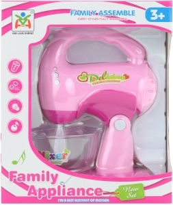 Frullatore giocattolo in plastica a batteria con luce e suono