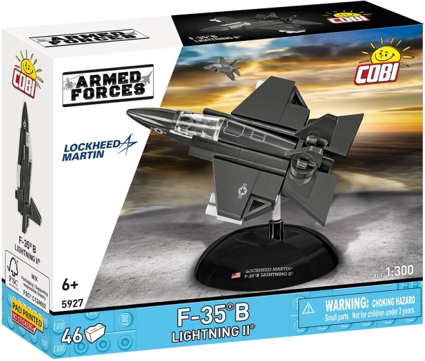 Cobi Armed Forces Lockheed Martin F-35B Lightning II 1:300 kit di costruzione 46 pezzi