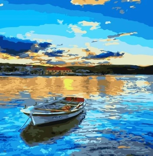 Norimpex Dipingere con i numeri Barca 40 × 50 cm
