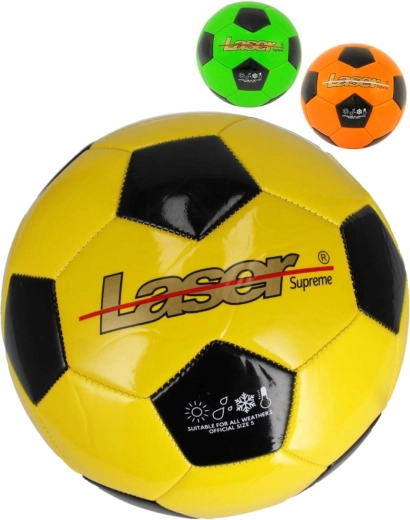Pallone da calcio neon Laser misura 5 - 1 pezzo