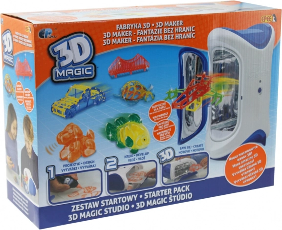 3D Magic set iniziale per creare modelli 3D con polimerizzazione UV