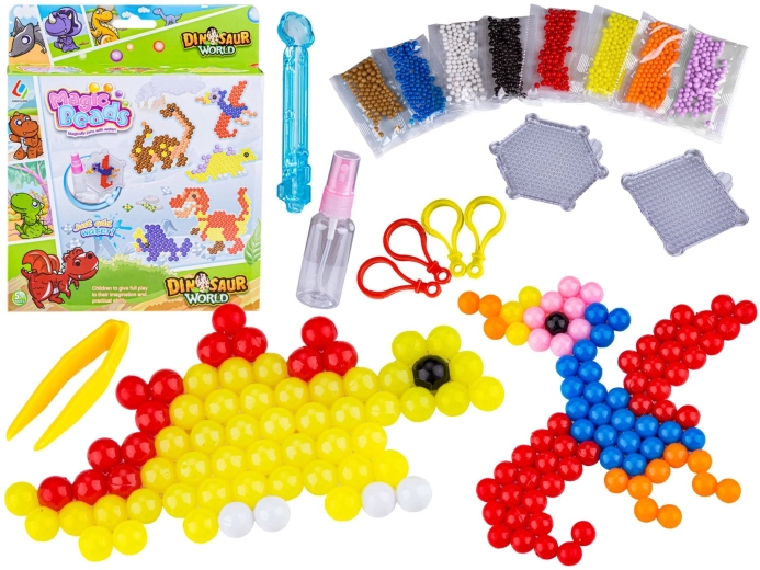 Perline ad acqua dinosauri – set creativo 800 pz