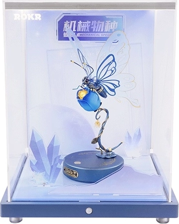 Display con Farfalla Blu